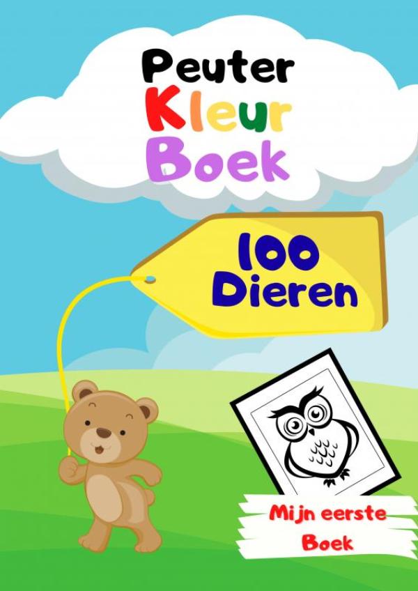 Omslag van Peuter kleurboek