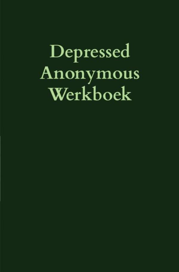 Omslag van Depressed Anonymous werkboek