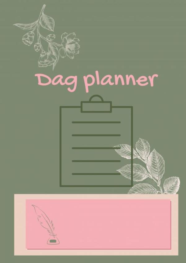Omslag van Dag planner A4