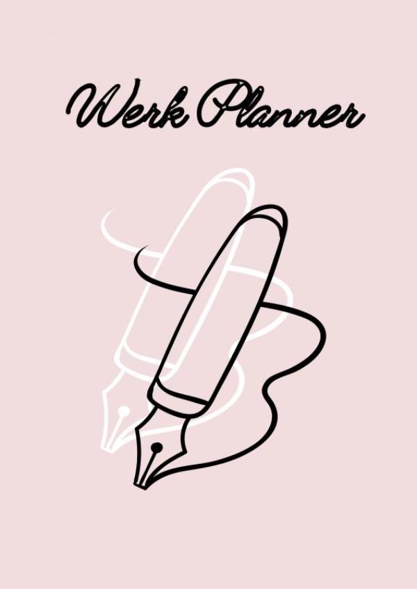 Omslag van Werkplanner - To Do Planner - A4 ongedateerd Pink.