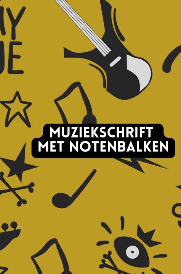 Omslag van Muziekschrift met notenbalken