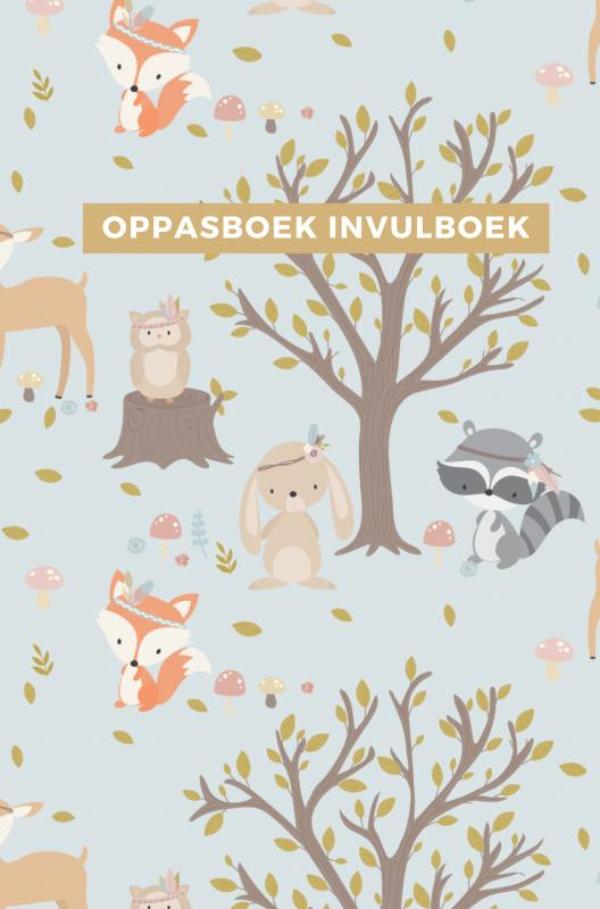 Omslag van Oppasboek invulboek