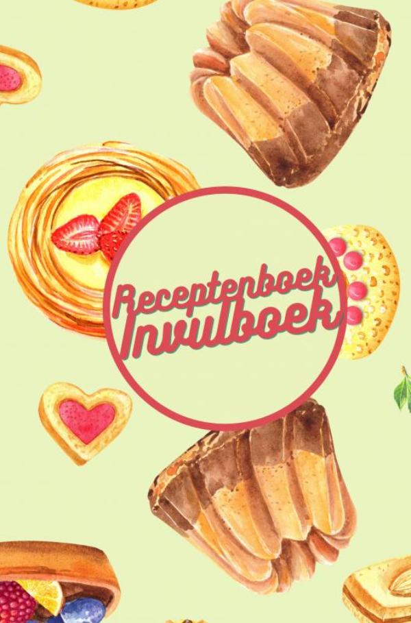 Omslag van Receptenboek invulboek: Mijn Recepten bewaren
