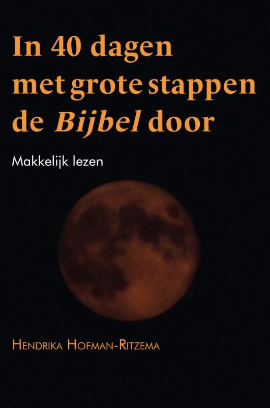 Omslag van In 40 dagen met grote stappen de Bijbel door.
