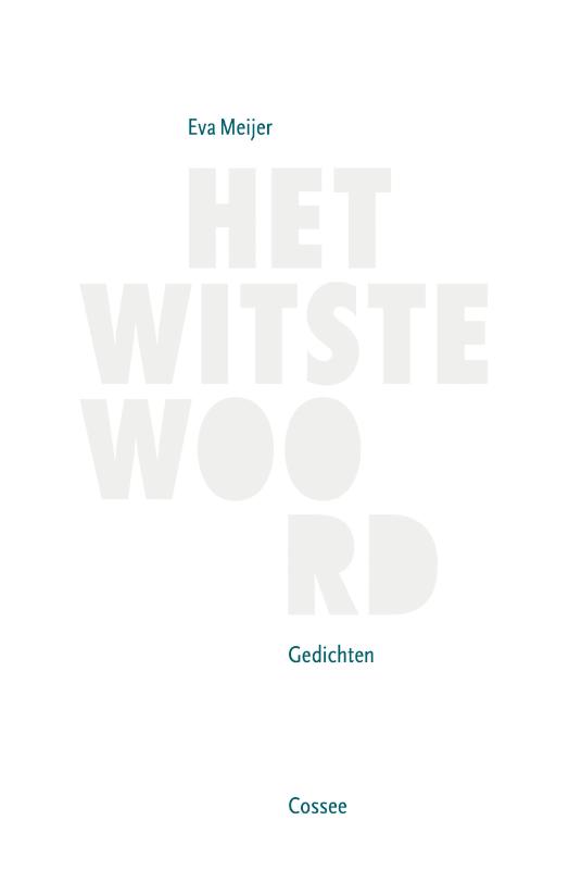 Omslag van Het witste woord