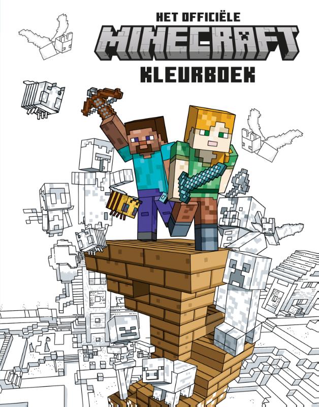 Omslag van Het officiële Minecraft kleurboek