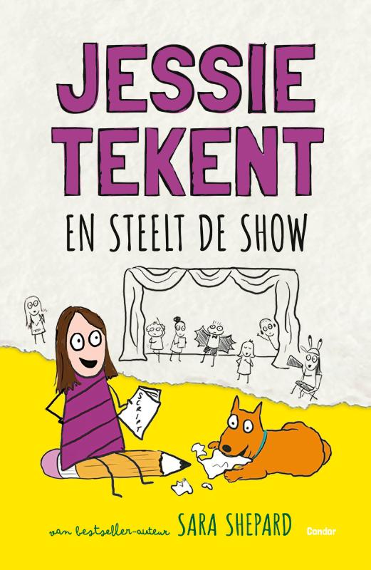 Omslag van Jessie tekent en steelt de show