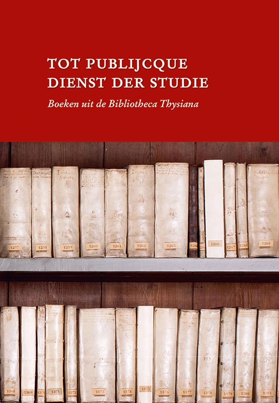 Omslag van Tot publijcque dienst der studie