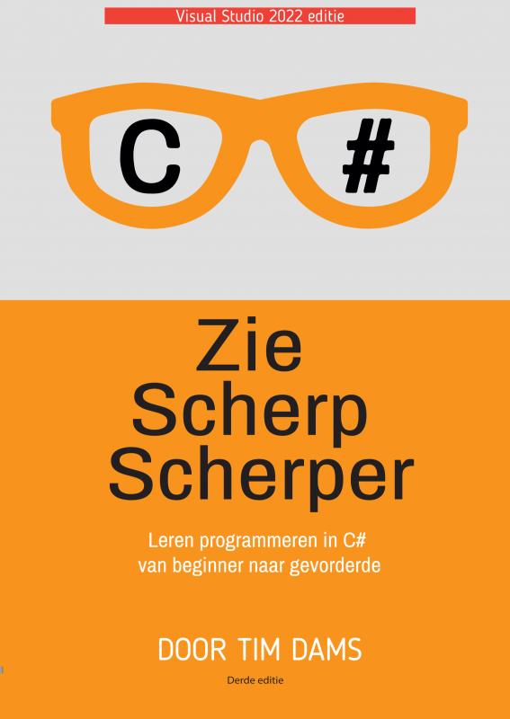 Omslag van Zie Scherp Scherper - 3e editie (zwartwit editie)