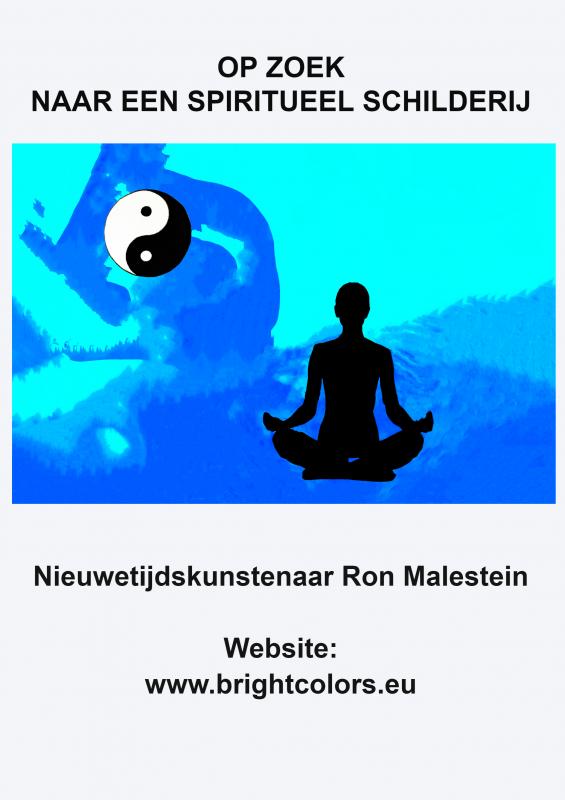 Omslag van OP ZOEK NAAR EEN SPIRITUEEL SCHILDERIJ