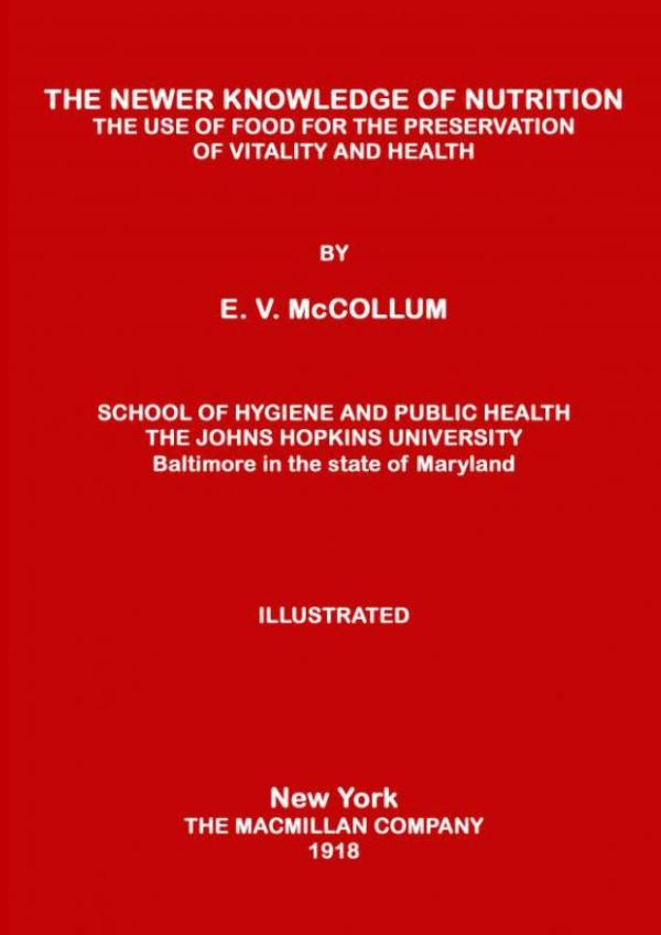 Omslag van THE NEWER KNOWLEDGE OF NUTRITION