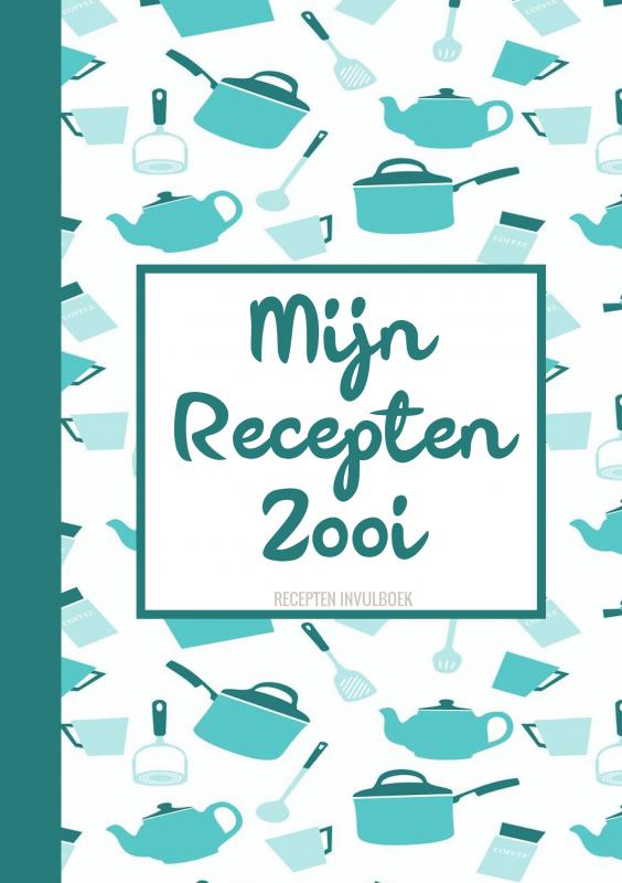 Omslag van Kerstcadeau voor Vrouwen, Mannen, Vriendin, Vriend - Recepten Invulboek / Receptenboek - "Mijn Recepten Zooi"