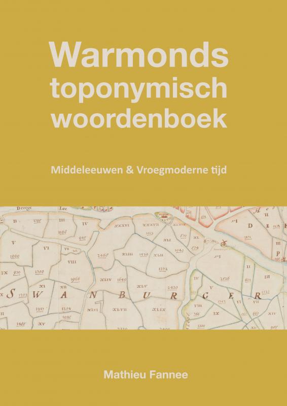Omslag van Warmonds toponymisch woordenboek