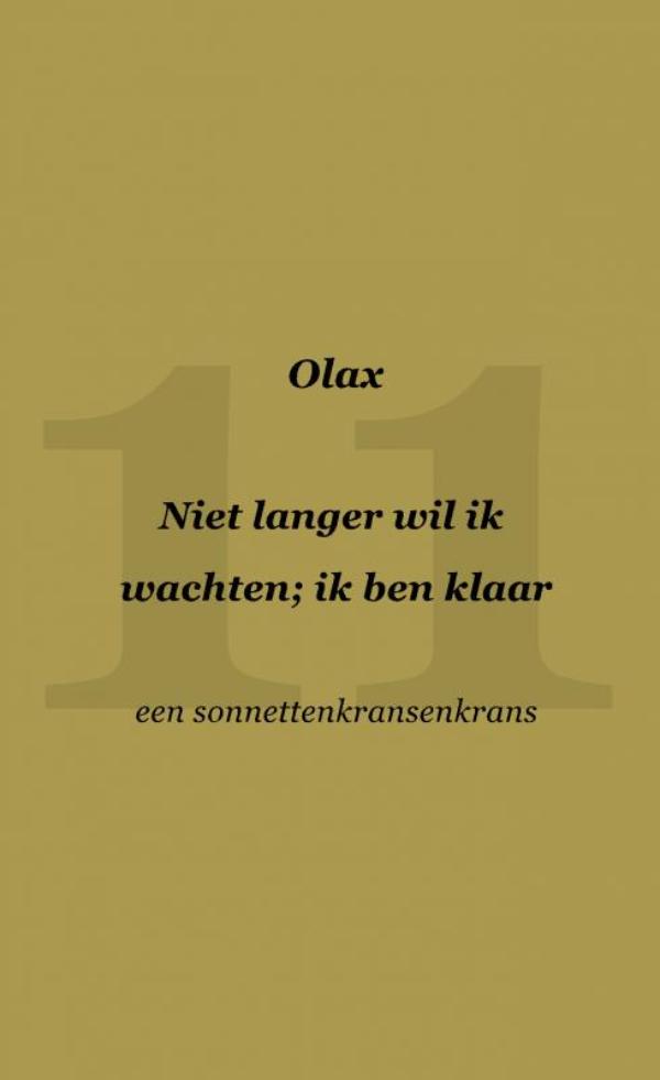 Omslag van Niet langer wil ik wachten; ik ben klaar