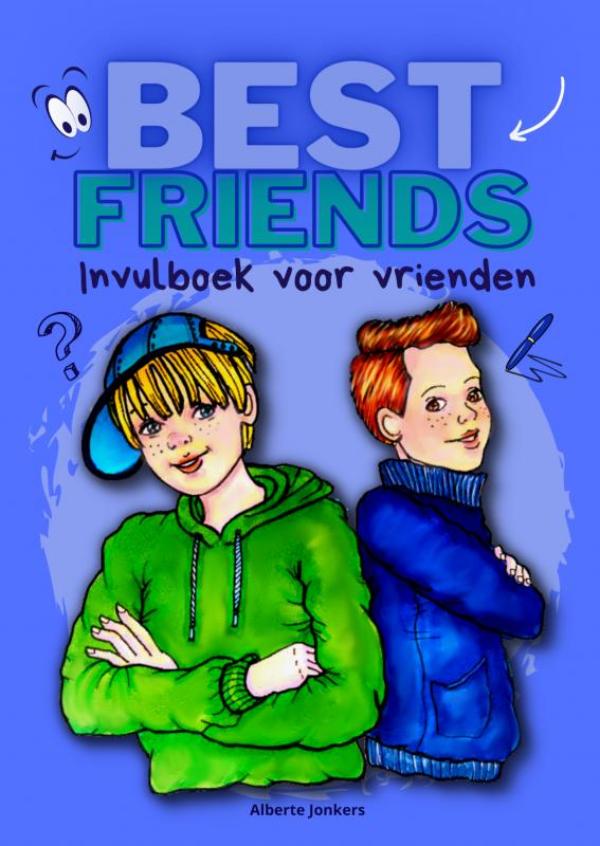 Omslag van Best Friends vriendenboek voor jongens