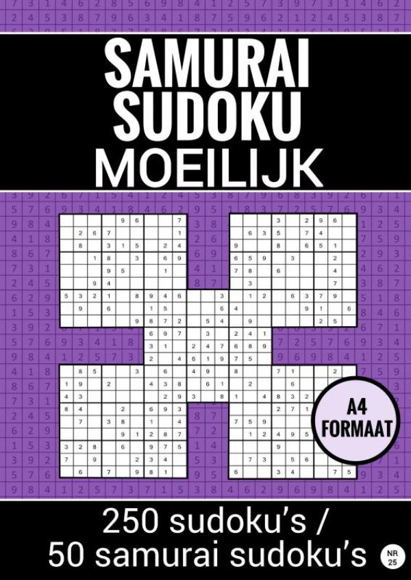 Omslag van Samurai Sudoku - Moeilijk - nr. 25