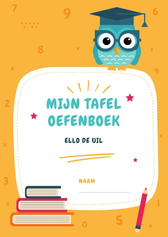 Omslag van Mijn tafel oefenboek