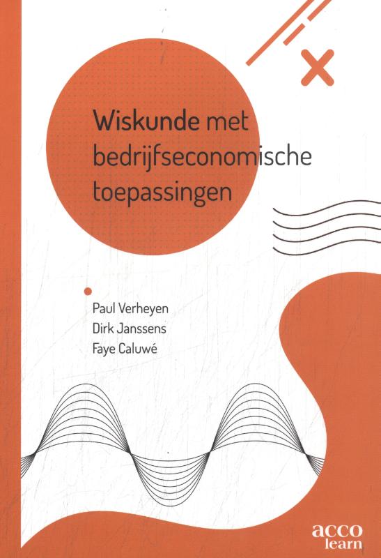 Omslag van Wiskunde met bedrijfseconomische toepassingen