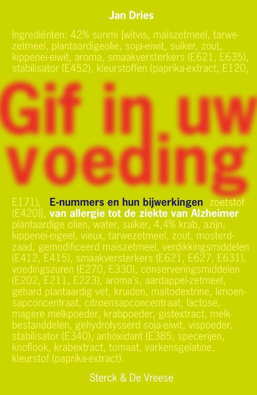 Omslag van Gif in uw voeding