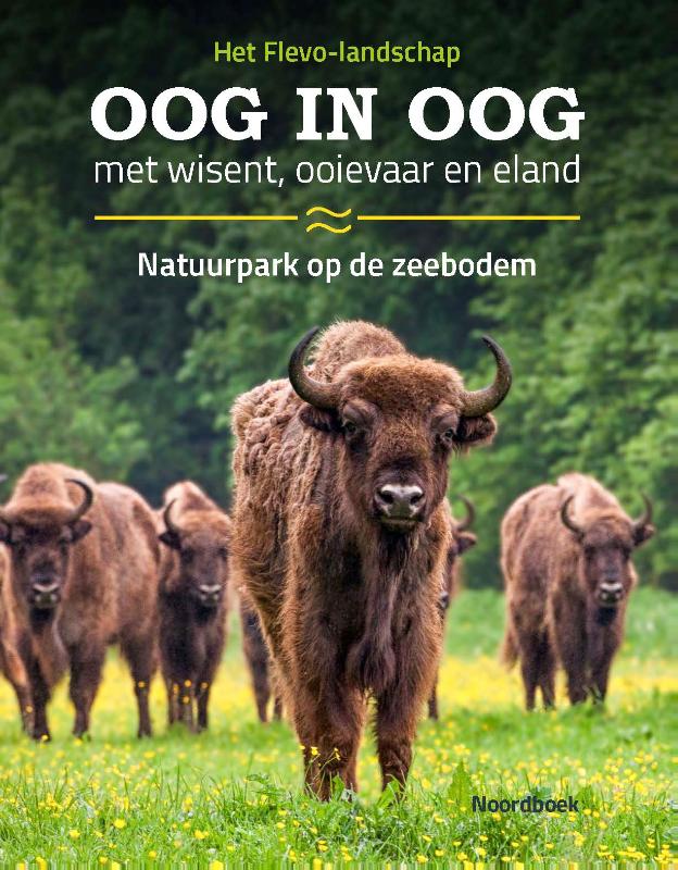 Omslag van Oog in oog met wisent, ooievaar en eland