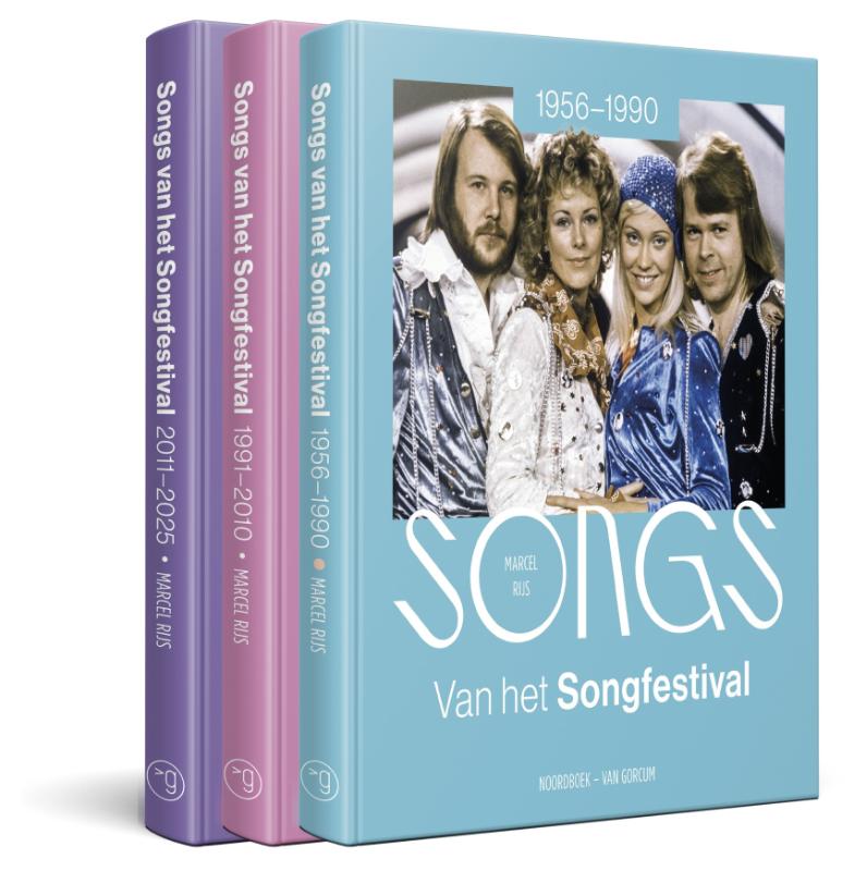 Omslag van Alle songs van het Songfestival (set van 3)