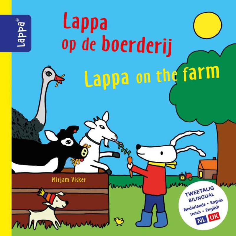 Omslag van Lappa op de boerderij/Lappa on the farm (NL-UK)