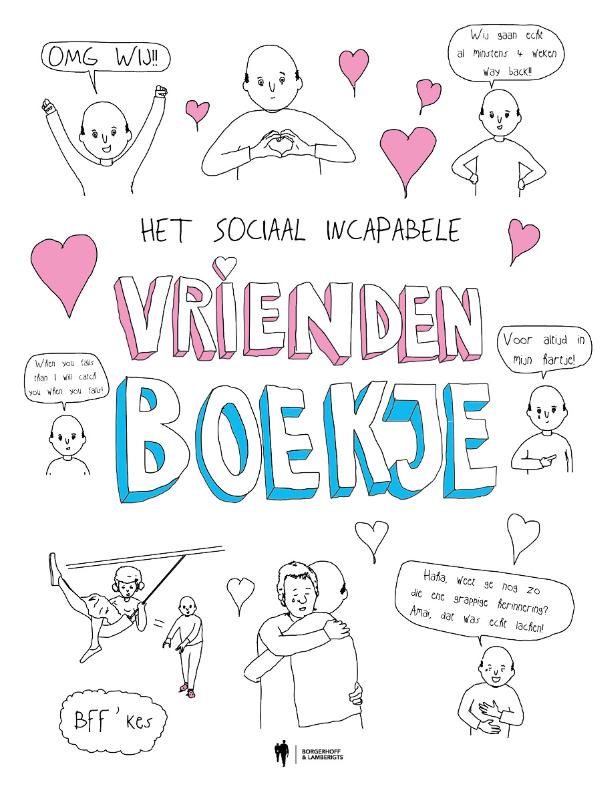 Omslag van Het sociaal incapabele vriendenboekje