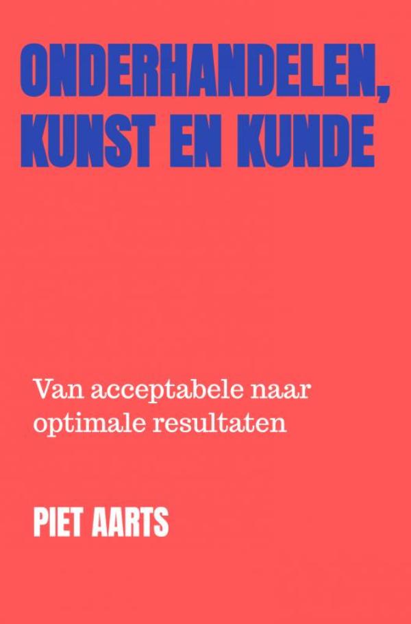 Omslag van Onderhandelen, Kunst en Kunde