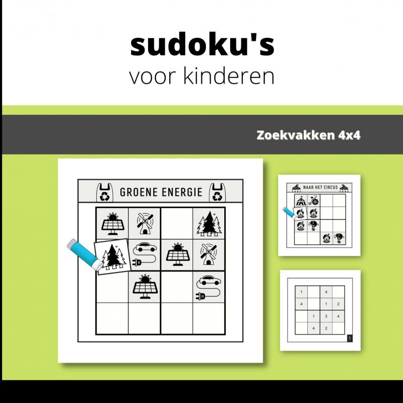 Omslag van Educatieve sudoku's voor kinderen