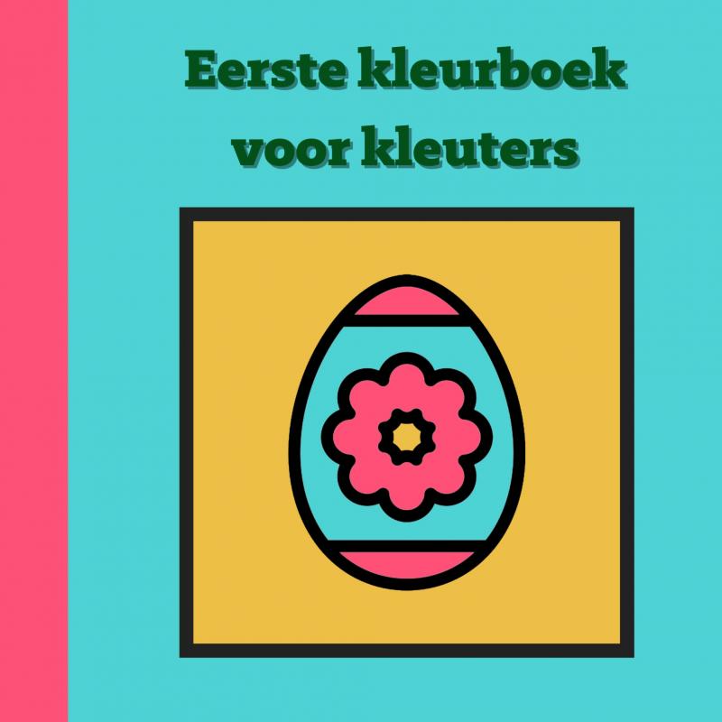 Omslag van Eerste kleurboek voor kleuters :: Pasen