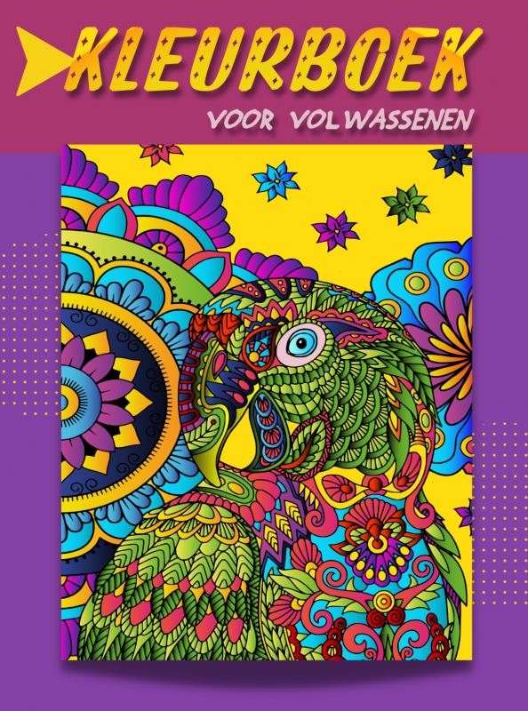 Omslag van Kleurboek voor Volwassenen :: Dieren Mandala's