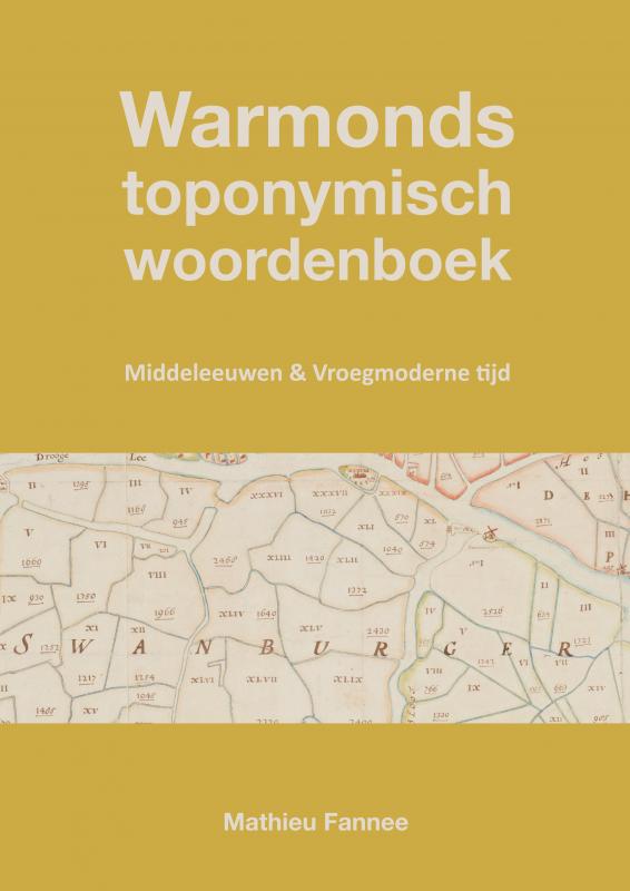 Omslag van Warmonds toponymisch woordenboek (2e druk)