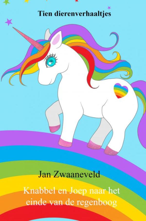 Omslag van Knabbel en Joep naar het einde van de regenboog