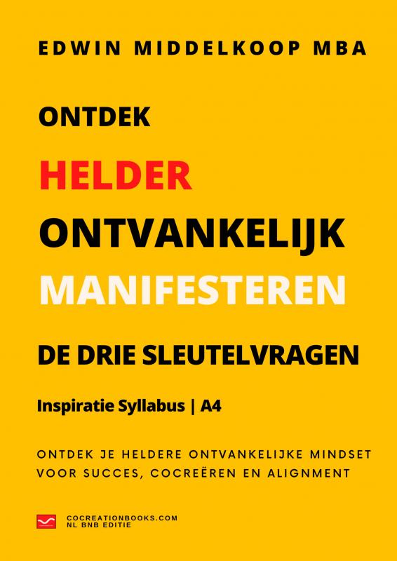 Omslag van Ontdek Helder Ontvankelijk Manifesteren | Syllabus