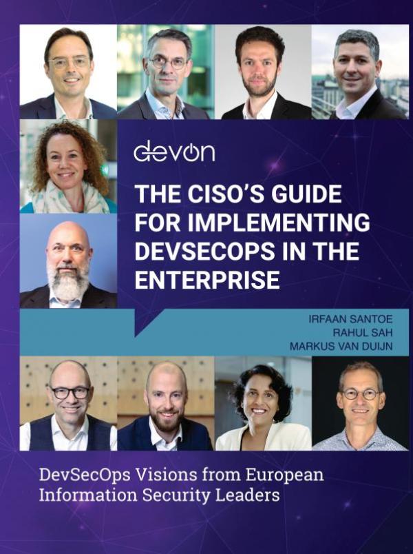 Omslag van The CISO’s Guide for Implementing DevSecOps in the Enterprise