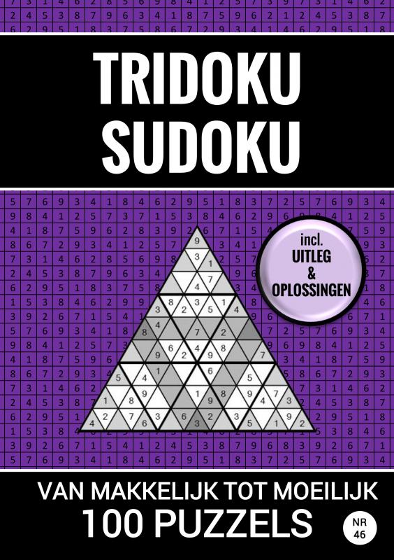 Omslag van Tridoku Sudoku - 100 Puzzels Makkelijk tot Moeilijk - Nr. 46