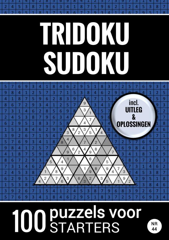 Omslag van Tridoku Sudoku - 100 Puzzels voor Starters - Nr. 44