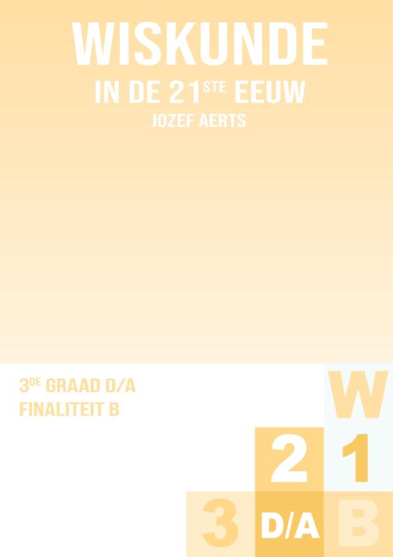 Omslag van 3de Graad D/A Finaliteit Leerplan B