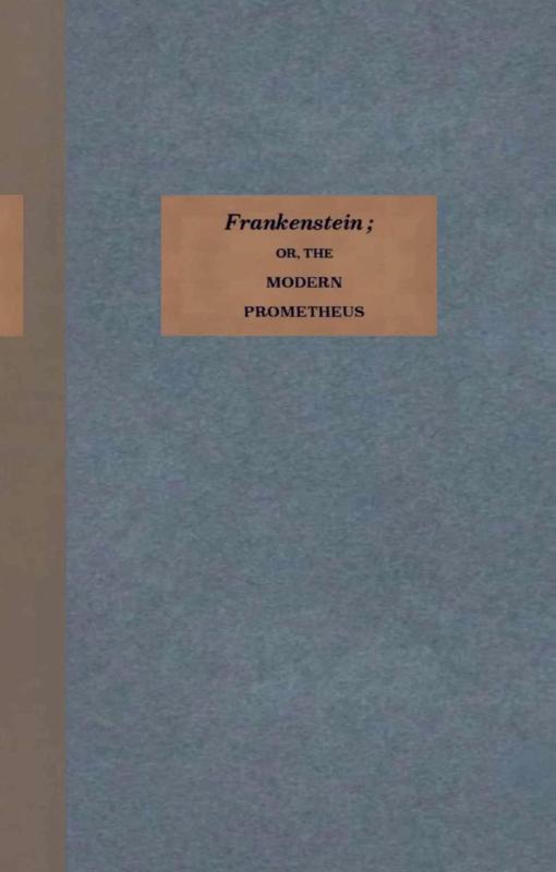 Omslag van Frankenstein