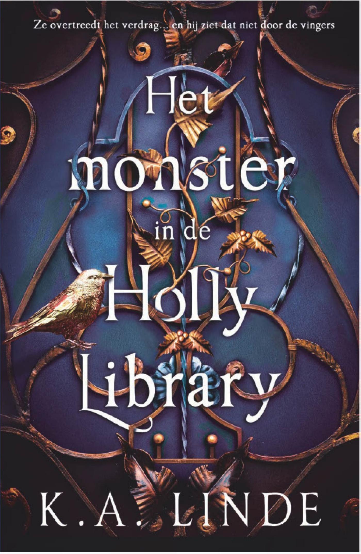Omslag van Het monster in de Holly Library
