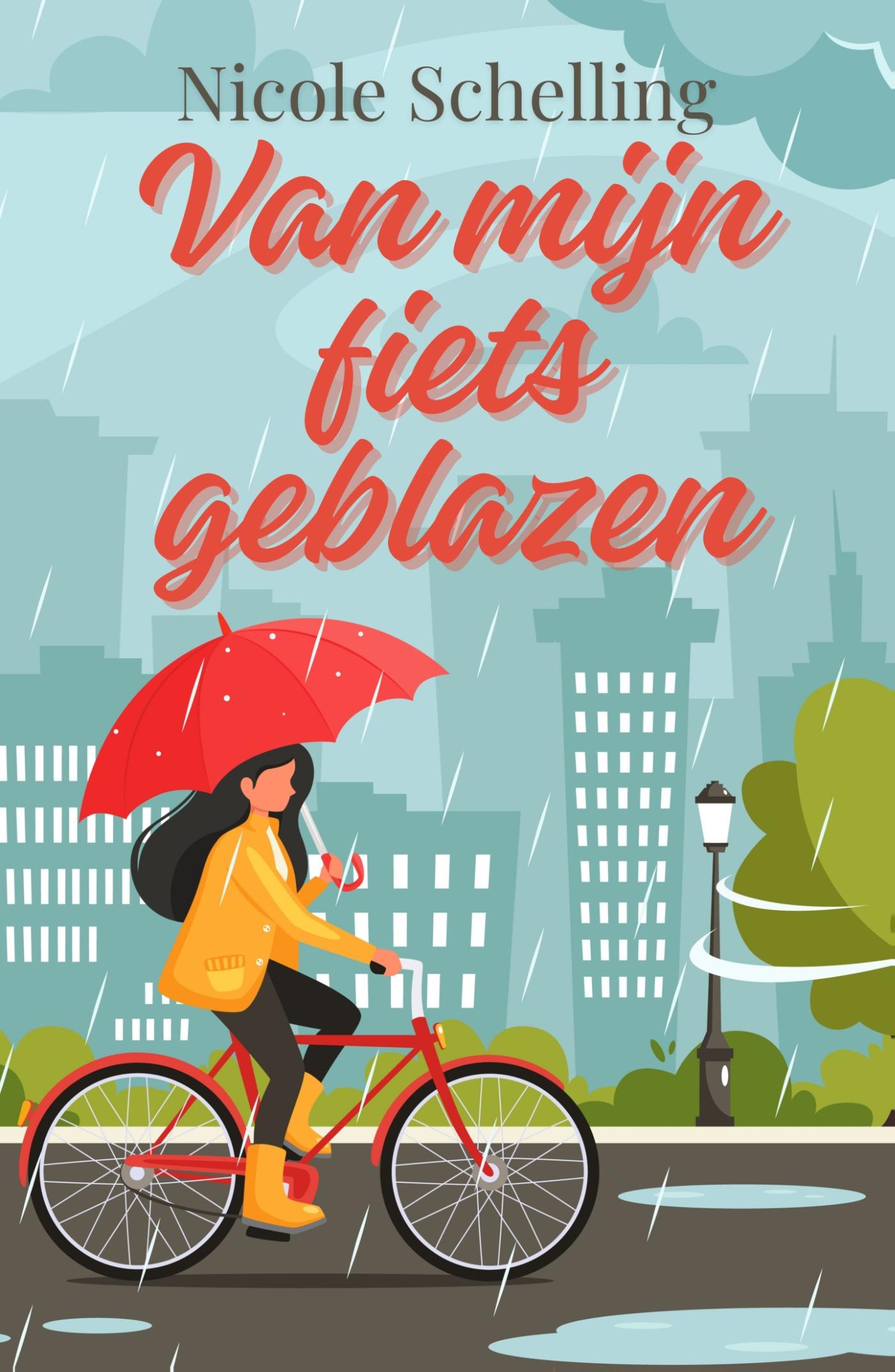 Omslag van Van mijn fiets geblazen