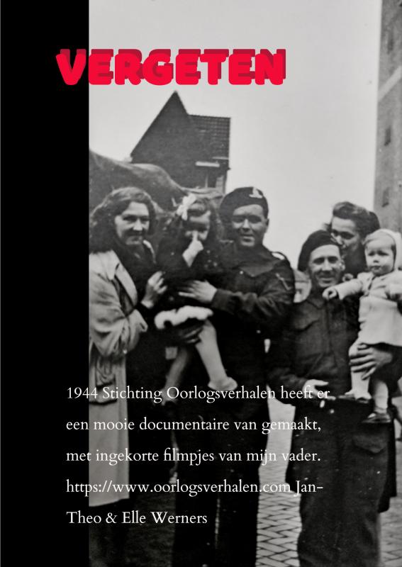Omslag van VERGETEN