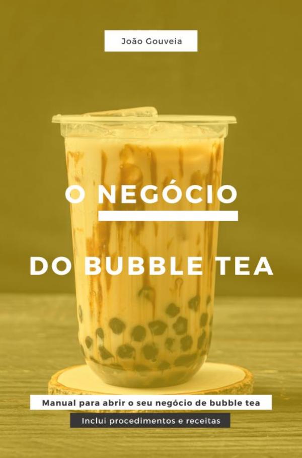 Omslag van O Negócio do Bubble Tea