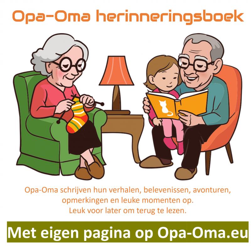 Omslag van Opa - Oma Herinneringsboek