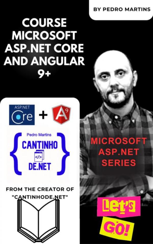Omslag van Course Microsoft ASP.NET Core and Angular 9+
