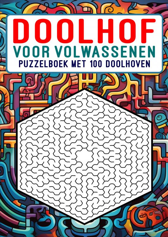 Omslag van Doolhof voor Volwassenen - Puzzelboek met 100 Doolhoven