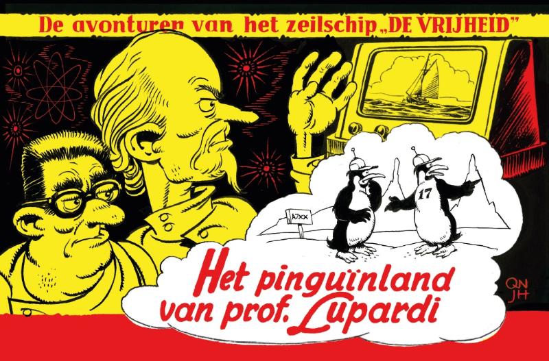 Omslag van Het pinguïnland van prof. Lupardi