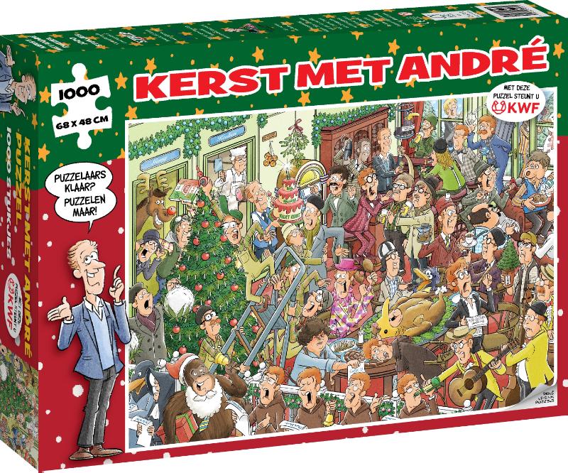 Omslag van Kerstpuzzel André van Duin