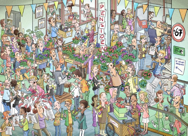 Omslag van PARTY PUZZLE - PENSIOEN