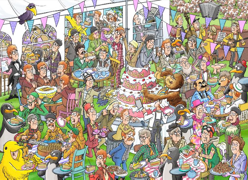 Omslag van Puzzel André van Duin - Feest mee met André
